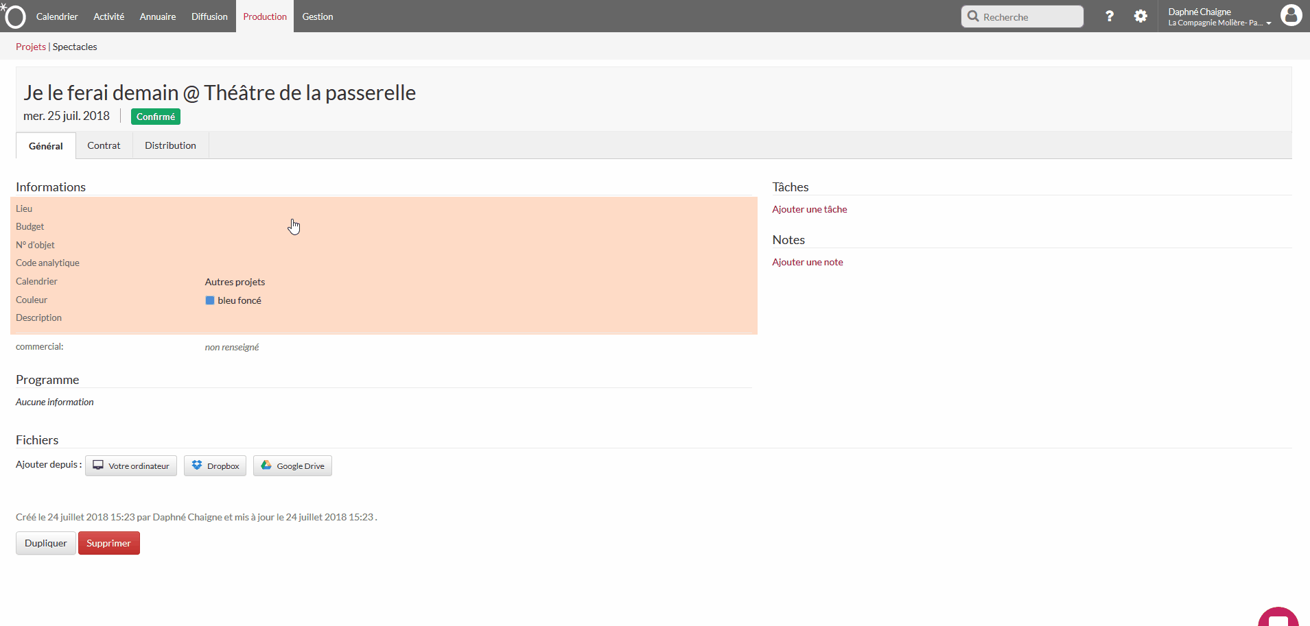 Organisateur-et-lieu